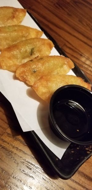 Crispy Veggie Wontons at Huntington Ramen & Sushi in Fullerton