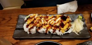 Vegan Volcano roll at Huntington Ramen & Sushi in Fullerton