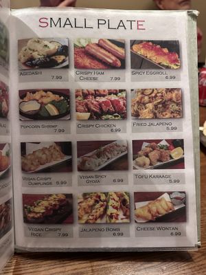 Bound menu is fully vegan  at Huntington Ramen & Sushi in Fullerton