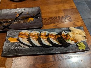   at Huntington Ramen & Sushi in Fullerton