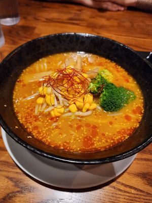 Spice vegan miso ramen at Huntington Ramen & Sushi in Fullerton
