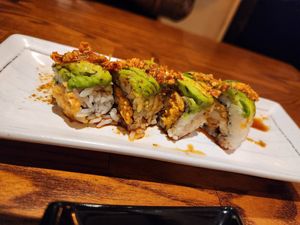 Vegan sushi at Huntington Ramen & Sushi in Fullerton