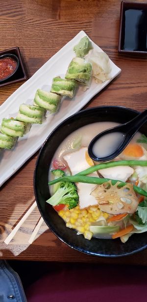 Vegan Ramen & Sushi at Huntington Ramen & Sushi in Fullerton