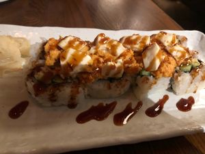 Volcano vegan sushi  at Huntington Ramen & Sushi in Fullerton