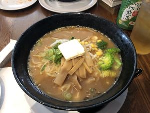 Vegan Miso Butter Ramen at Huntington Ramen & Sushi in Fullerton