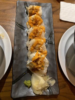 Vegan Sushi Roll was delicious  at Huntington Ramen & Sushi in Fullerton