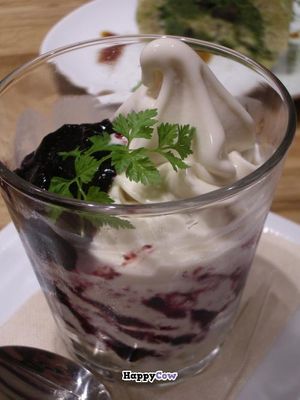 Soy parfait. at The Biokura Cafe in Tokyo