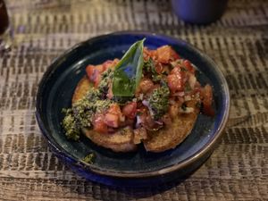 Vegan bruschetta - Zizzi, Dublin  at Zizzi - Suffolk St in Dublin