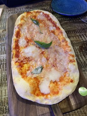 Vegan pizza margherita - Zizzi, Dublin  at Zizzi - Suffolk St in Dublin