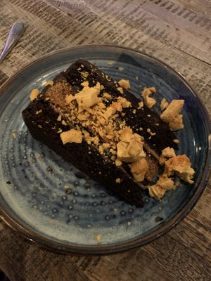 Zillionaire’s chocolate fudge cake  at Zizzi - Suffolk St in Dublin