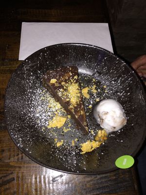 Chocolate torte at Zizzi - Suffolk St in Dublin