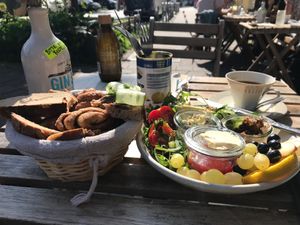 Yummy vegan breakfast  at In Guter Gesellschaft in Hamburg