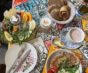 Breakfast with Coffee and Hot Chocolate  at In Guter Gesellschaft in Hamburg