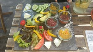 What a breakfast platter! at In Guter Gesellschaft in Hamburg