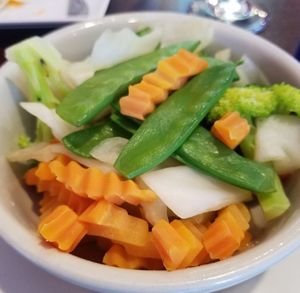 Steamed Vegetables at Teerak in Indiana