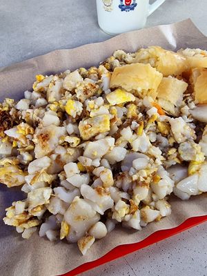 Fried carrot cake at Vegetarian Vegetarian 素 in Central Singapore
