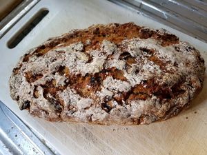 Sweet Potato Sourdough Rye bread. Whole $12, Half $7 at Urban Loaf Factory in Central Singapore