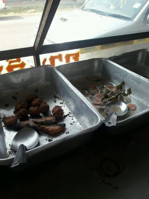 buffet selection at Veg Restaurant in Nong Bua Lamphu