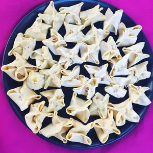 Wonton, vegan  at The Clam's House in Phu Quoc