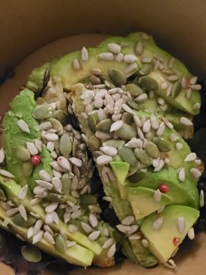 Just a great as everyone says. This picture doesn't do it justice. I couldn't finish all of the avocado toast. I can't wait to go back tomorrow morning. at Barnum Cafe in Rome