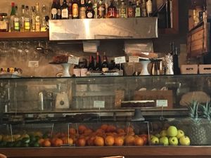 closer view of the pastries at Barnum Cafe in Rome