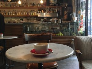 Soy cappuccino at Barnum Cafe in Rome