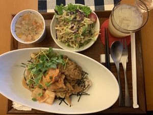 Set lunch at SaiShokuKenBi in Tokyo