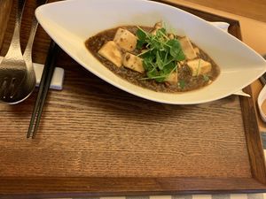 Mapo tofu at SaiShokuKenBi in Tokyo
