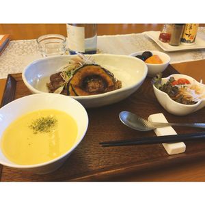 Set lunch at SaiShokuKenBi in Tokyo