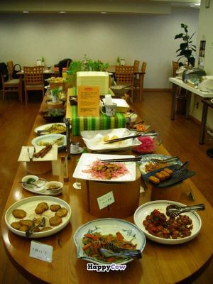 Lunch buffet. at SaiShokuKenBi in Tokyo