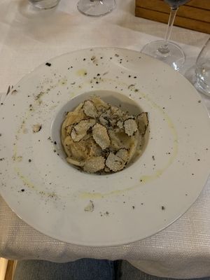 Trüffel Pasta 19€  at Pesto di Pistacchio in Trani
