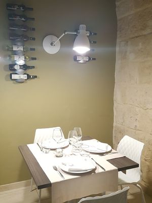 The table at Pesto di Pistacchio in Trani