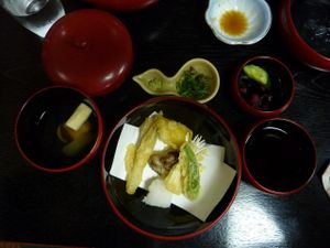 Some other dishes served at Izusen at Izusen - Kita in Kyoto