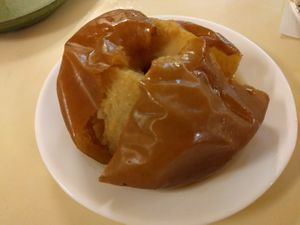 Baked apple at Self Naturista in Barcelona