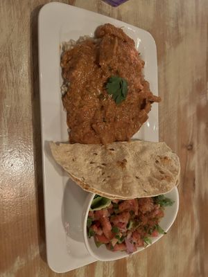 Butter chikin  at MeeT in Yaletown in Vancouver