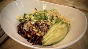 Harvest Bowl  at MeeT in Yaletown in Vancouver