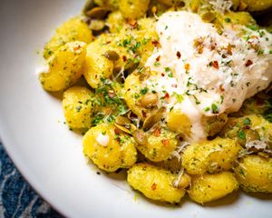 WHIPPED FETA GNOCCHI at MeeT in Yaletown in Vancouver