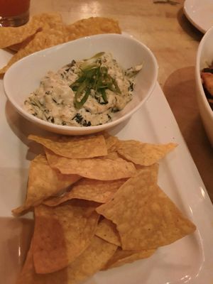 Spinach dip at MeeT in Yaletown in Vancouver
