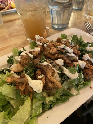 Calamari Caesar  at MeeT in Yaletown in Vancouver