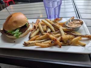 The Happy Burger at MeeT in Yaletown in Vancouver