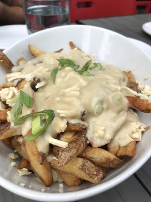 Teem Pountine at MeeT in Yaletown in Vancouver