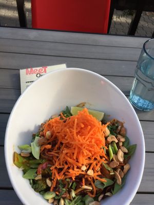 Noodle-y Thai Bowl - 5 stars, delicious! at MeeT in Yaletown in Vancouver