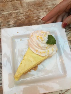 Lemon tart at MeeT in Yaletown in Vancouver