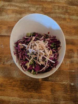 Beefless bowl at MeeT in Yaletown in Vancouver