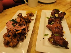 Starters at MeeT in Yaletown in Vancouver