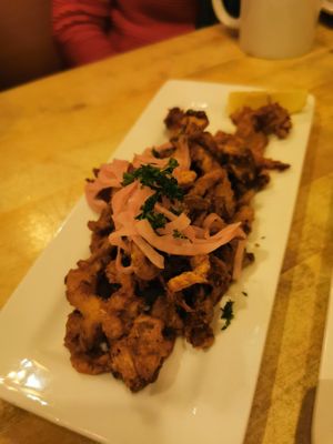 Kalamari at MeeT in Yaletown in Vancouver