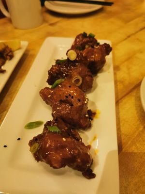 Cauliflower wings at MeeT in Yaletown in Vancouver