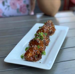 Sweet chilli cauli  at MeeT in Yaletown in Vancouver