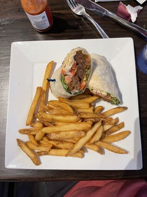Vegan Hometown Wrap  at Hometown Sports Grill in Ottawa