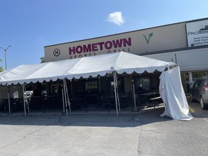 Outside   at Hometown Sports Grill in Ottawa